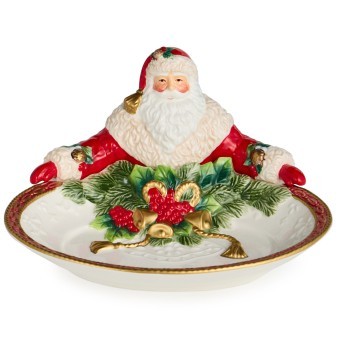 Блюдо lefard "дед мороз" глубокое 22*21*12 см Lefard (59-724)