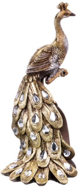 Фигурка "павлин" 11*13*25 см. серия "махараджи" Lefard (146-738)