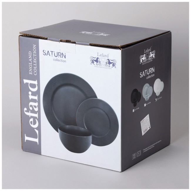 Набор посуды обеденный на 4 пер. 12 пр. 720 мл 27,5х27,5х2, 19,2х19,2х0,9, 14,2х14,2х7см Lefard (191-286) Набор посуды обеденный на 4 пер. 12 пр. 720 мл 27,5х27,5х2, 19,2х19,2х0,9, 14,2х14,2х7см Lefard (191-286)