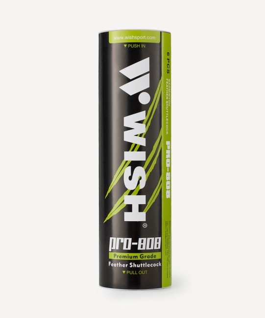 Набор воланов для бадминтона WISH S-808, перо, 6 штук (1585201) Набор воланов для бадминтона WISH S-808, перо, 6 штук (1585201)