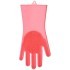 Силиконовые перчатки для мытья посуды 35*15 см Agness (923-112)
