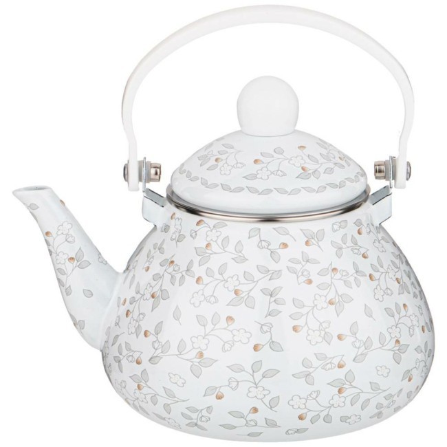 Чайник agness эмалированный со съемным фильтром из нжс, серия "вивьен" 1,3 л Agness (934-435)
