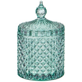 Емкость для хранения "diamant mint" 8,5*8,5*13,5см Lefard (355-305)