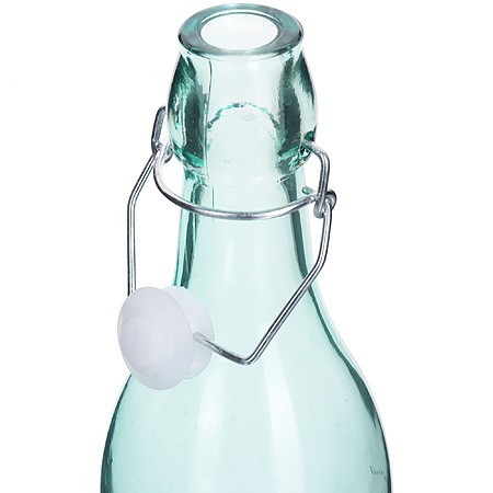 Бутылка 0,500 л стекло с крышкой LR (х24)цвет в ассортименте (27823)