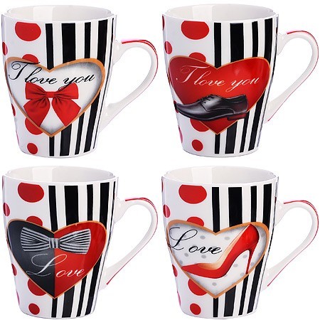 Кружка 340мл LOVE (мин.4шт)LR (25972)