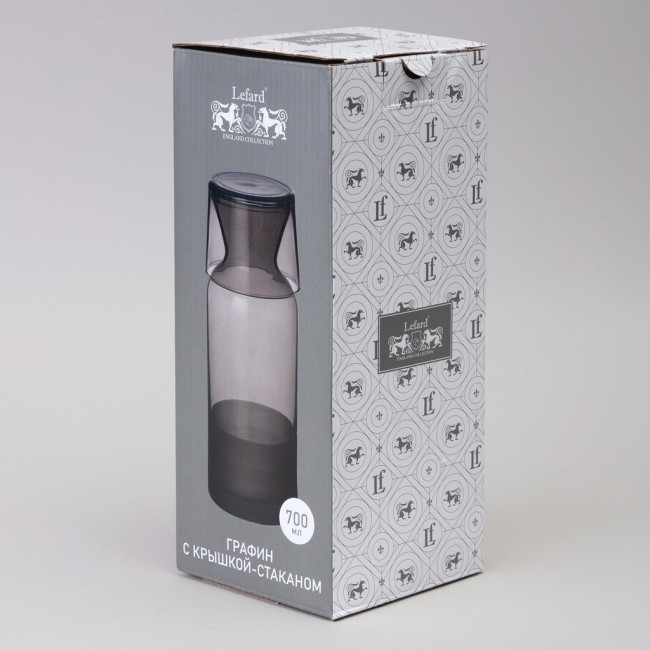 Графин с крышкой/стаканом "grassland" 700мл Lefard (312-168)