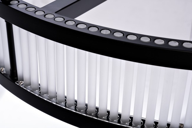 Люстра Ancona круглая чёрный матовый/стекло прозр. d85см (TT-00013206) Люстра Ancona круглая чёрный матовый/стекло прозр. d85см (TT-00013206)