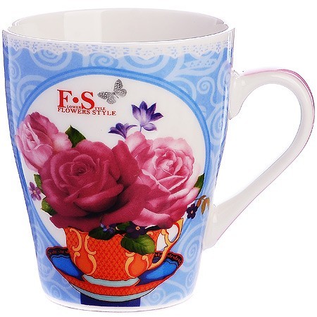 Кружка 340мл Flowers Style LR (24448) Кружка 340мл Flowers Style LR (24448)