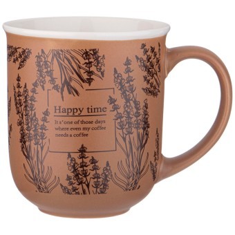 Кружка lefard "happy time" 400мл Lefard (756-445)