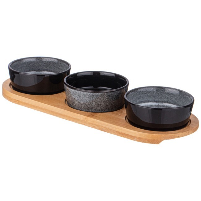 Набор соусников lefard "graphite" 3 шт. 60 мл 26*9,2*3,5 см на дер. подставке Lefard (474-241) Набор соусников lefard "graphite" 3 шт. 60 мл 26*9,2*3,5 см на дер. подставке Lefard (474-241)