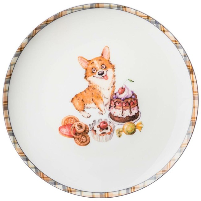 Набор тарелок закусочных lefard  "лучшие друзья" 2 шт. 20,5 см Lefard (415-2181)