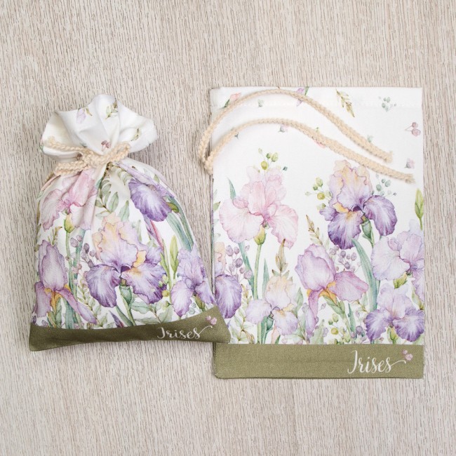 Набор мешочков из 2-х шт "ирисы " 17х23см,100% хлопок,белый ,твил,пропитка Lefard (850-743-91) Набор мешочков из 2-х шт "ирисы " 17х23см,100% хлопок,белый ,твил,пропитка Lefard (850-743-91)