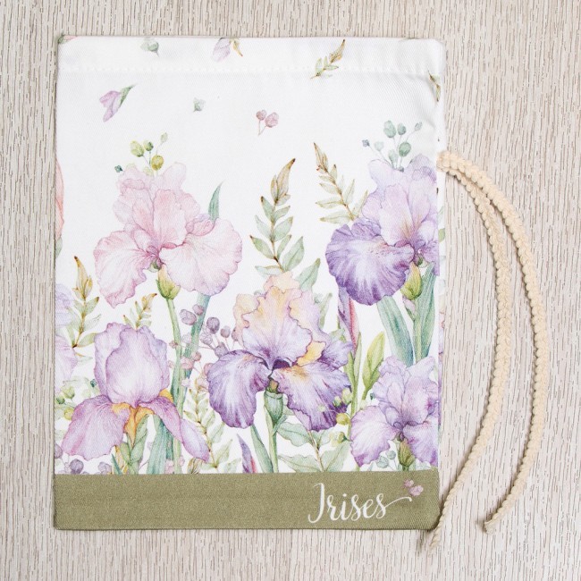 Набор мешочков из 2-х шт "ирисы " 17х23см,100% хлопок,белый ,твил,пропитка Lefard (850-743-91) Набор мешочков из 2-х шт "ирисы " 17х23см,100% хлопок,белый ,твил,пропитка Lefard (850-743-91)