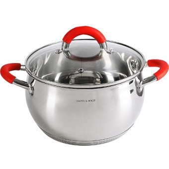 Кастрюля 2.8л нерж/ст с крышкой (9-30993-2,8)