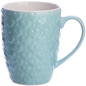 Кружка 340мл с рельефом Turquoise LR (9-31350-2)