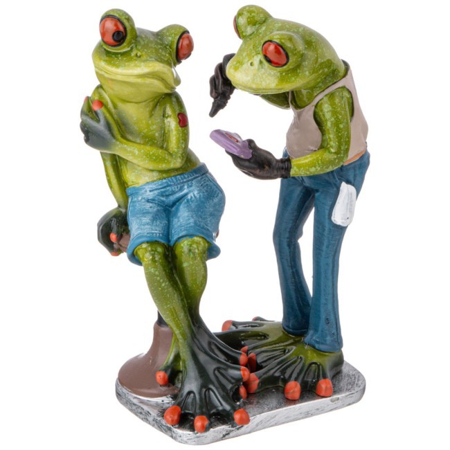 Фигурка декоративная "лягушки" 9,5х7х15,2 см Lefard (146-2105)
