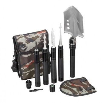 Лопата складная многофункциональная Helios HS-HK-001 (87401)