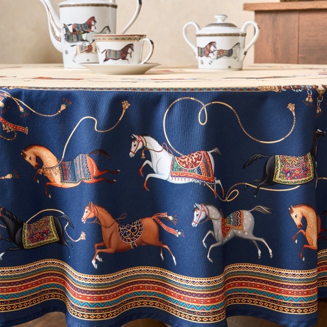 Скатерть круглая "passage"150 см  ,бежевый, 100% хлопок ,твил Lefard (850-758-24)