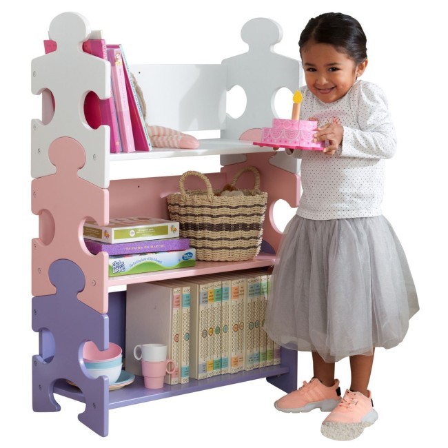 Система хранения "Пазл", пастель (Puzzle Bookshelf - Pastel) (14415_KE)