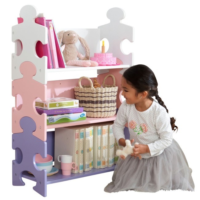 Система хранения "Пазл", пастель (Puzzle Bookshelf - Pastel) (14415_KE)