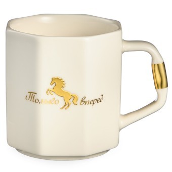 Кружка lefard "только вперед" 340мл Lefard (260-1076)