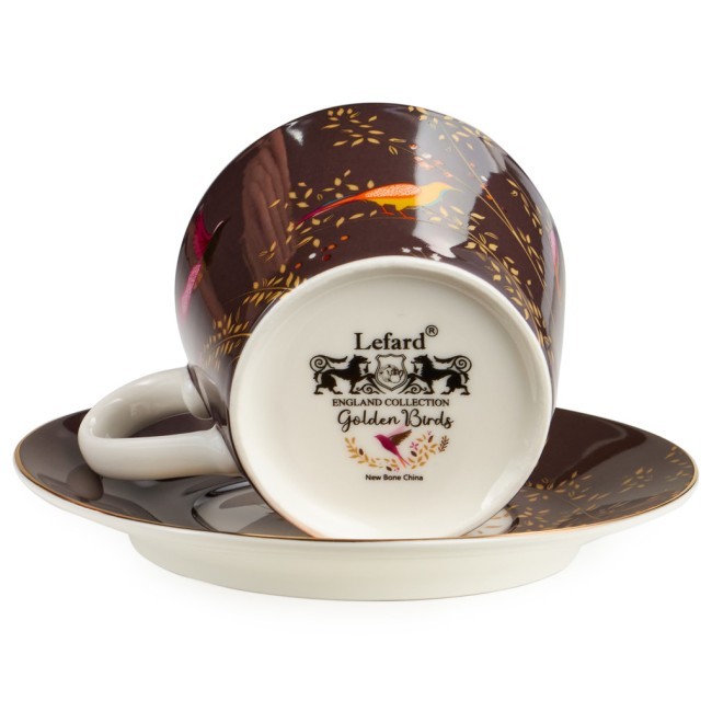 Чайный набор lefard "golden birds" на 2 пер. 4 пр. 220 мл Lefard (419-129) Чайный набор lefard "golden birds" на 2 пер. 4 пр. 220 мл Lefard (419-129)