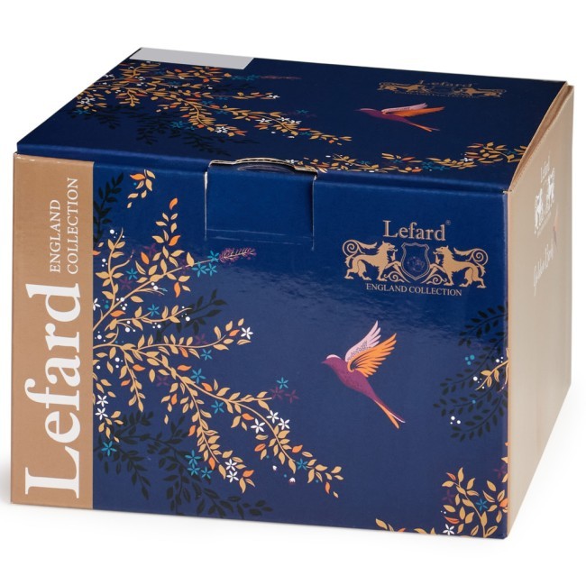 Чайный набор lefard "golden birds" на 2 пер. 4 пр. 220 мл Lefard (419-129) Чайный набор lefard "golden birds" на 2 пер. 4 пр. 220 мл Lefard (419-129)
