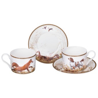 Чайный набор lefard "охота" на 2 пер. 4 пр. 300 мл Lefard (590-738) Чайный набор lefard "охота" на 2 пер. 4 пр. 300 мл Lefard (590-738)