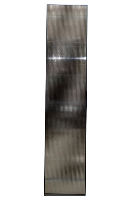 GD-10014/1-6 Шкаф Alto пенал c полками,цвет серый Кобальт, дверце стекло(рифленое) 50*57*228.5см (TT-00014654)