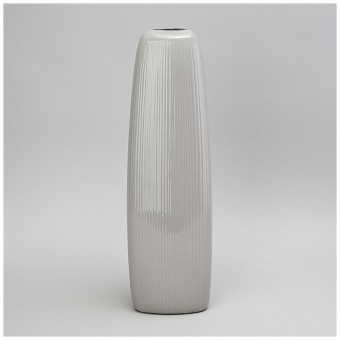 Ваза 13*13*49,3 см  цвет: серый Lefard (374-167)