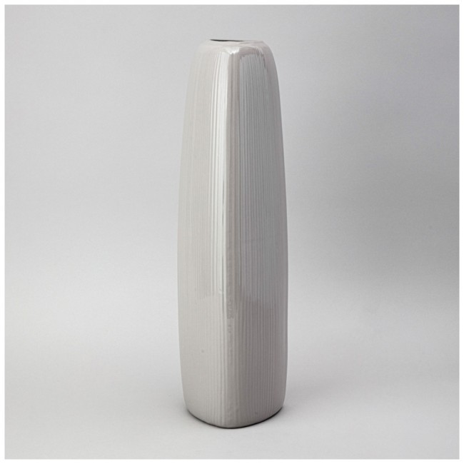 Ваза 13*13*49,3 см  цвет: серый Lefard (374-167)