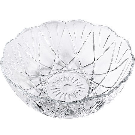 Салатница 24 см, стекло (647-1)