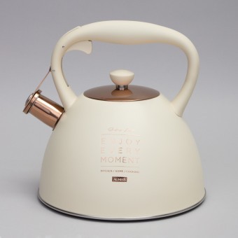 Чайник agness со свистком, 3,0 л термоаккумулирующее дно, индукция Agness (914-155)