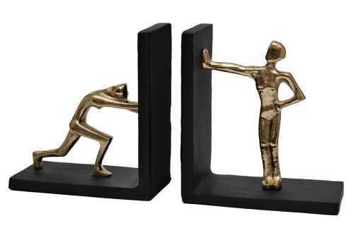 Держатель для книг цвет золото h21см (TT-00013279)