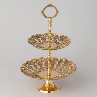 Фруктовница 2-х ярусная диаметр=  11/16см , высота=28см Lefard (733-198)