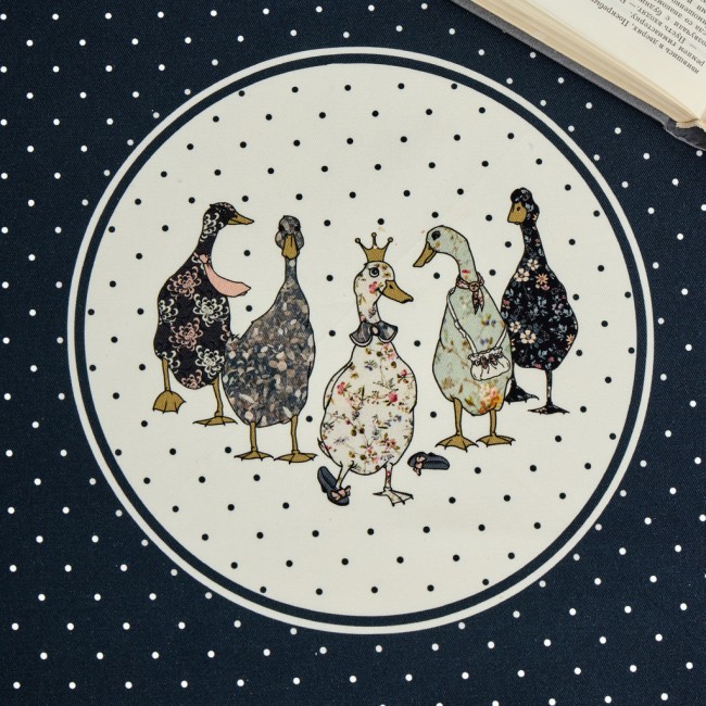 Скатерть круглая "family farm" 150см ,синий, 100% хлопок, твил, с пропиткой Lefard (850-742-23) Скатерть круглая "family farm" 150см ,синий, 100% хлопок, твил, с пропиткой Lefard (850-742-23)