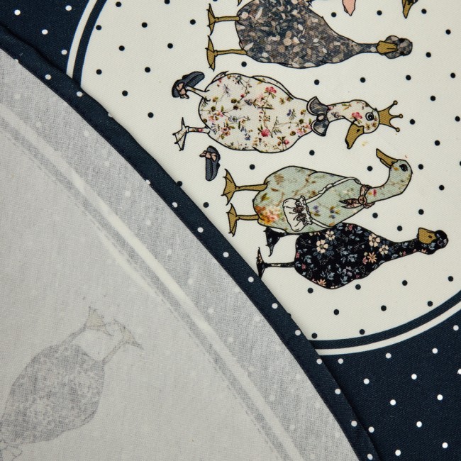 Скатерть круглая "family farm" 150см ,синий, 100% хлопок, твил, с пропиткой Lefard (850-742-23) Скатерть круглая "family farm" 150см ,синий, 100% хлопок, твил, с пропиткой Lefard (850-742-23)