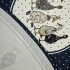 Скатерть круглая "family farm" 150см ,синий, 100% хлопок, твил, с пропиткой SANTALINO (850-742-23)