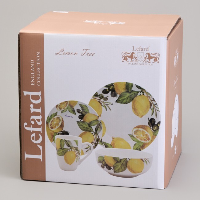 Набор посуды обеденный lefard "лемон три" на 4 пер. 16 пр. Lefard (358-2220) Набор посуды обеденный lefard "лемон три" на 4 пер. 16 пр. Lefard (358-2220)