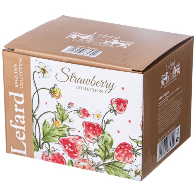 Кружка lefard "strawberry" 400 мл 13,7*9,7*9 см Lefard (368-530)