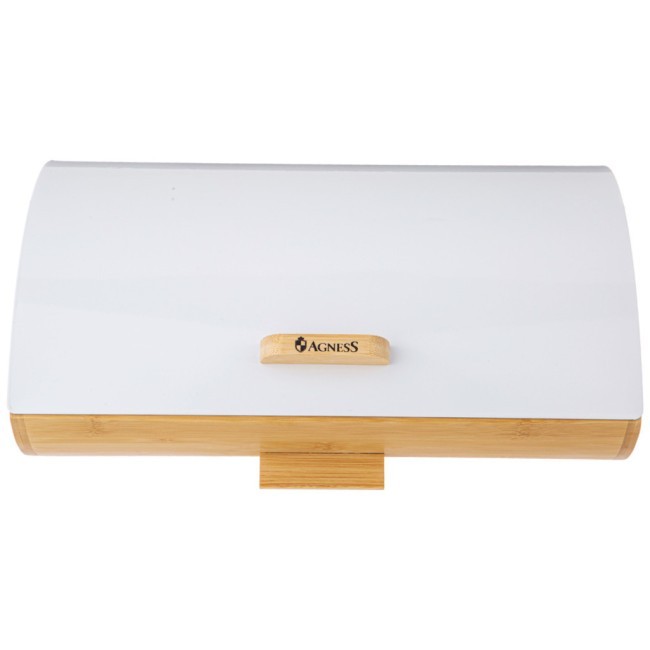 Хлебница agness 35х25х15,5см white Agness (938-082)