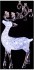 Фигурка-подсвечник на 8 свечей "олень"с подсветкой 46*23 см.высота=95 см.дизайн горн.хрусталь (кор=1 Lefard (234-123)