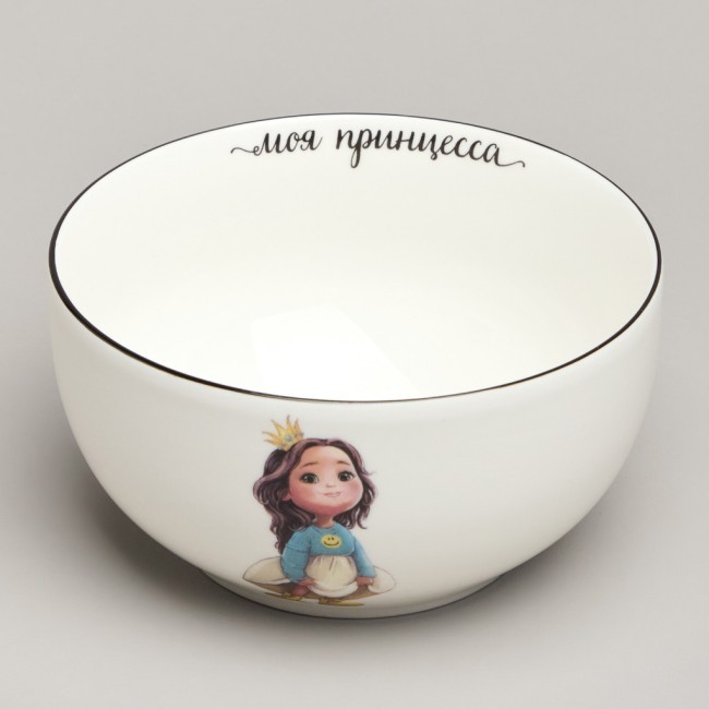 Набор посуды lefard принцесса, 3 пр.: салатник 470мл, тарелка 20см, кружка 220мл Lefard (260-683)