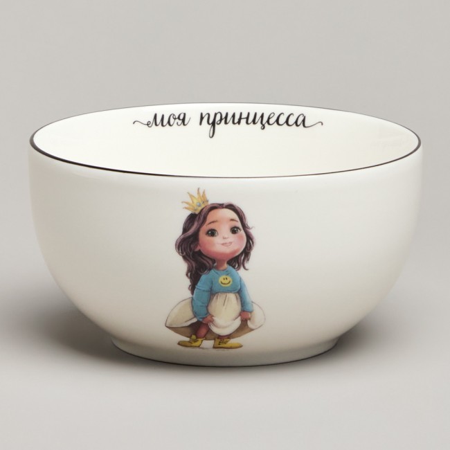 Набор посуды lefard принцесса, 3 пр.: салатник 470мл, тарелка 20см, кружка 220мл Lefard (260-683)