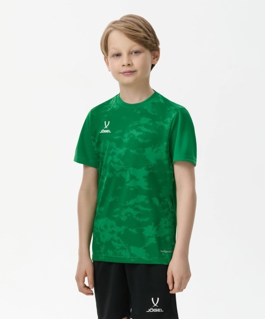 Футболка вратарская JOGEL DIVISION PerFormDRY SPLASH GK Jersey, зеленый, детский (2120961)