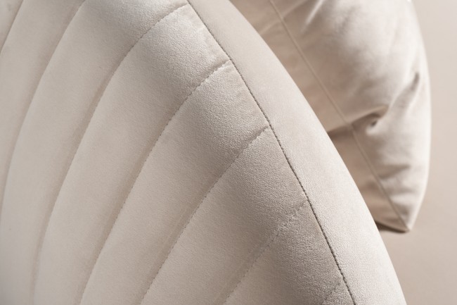 Диван Lea трехместный, велюр кремовый 290*112*75см (TT-00011163)