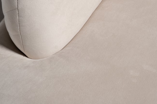 Диван Lea трехместный, велюр кремовый 290*112*75см (TT-00011163)