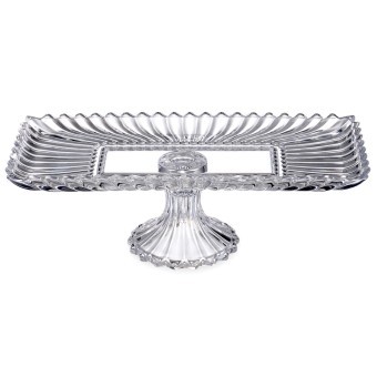 Блюдо сервировочное на ножке "brilliance" прямоугольное, 38*17,5*11,5 см Lefard (691-146)