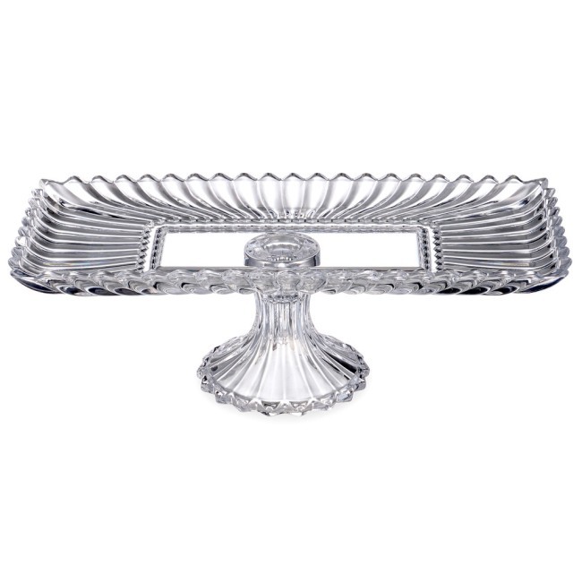 Блюдо сервировочное на ножке "brilliance" прямоугольное, 38*17,5*11,5 см Lefard (691-146)