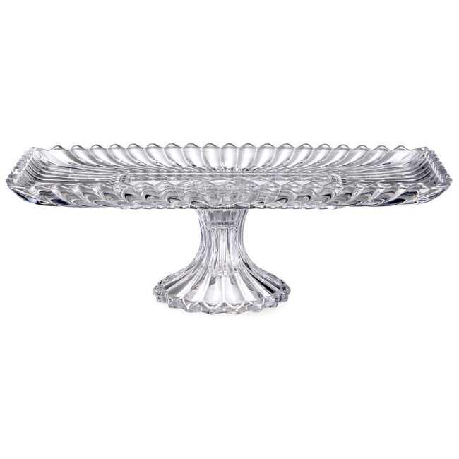 Блюдо сервировочное на ножке "brilliance" прямоугольное, 38*17,5*11,5 см Lefard (691-146)